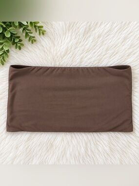 SKIMS Bandeau Tube Top Umber Brown Size 2X Strapless